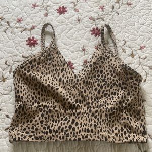 Cheetah Print Crop Top